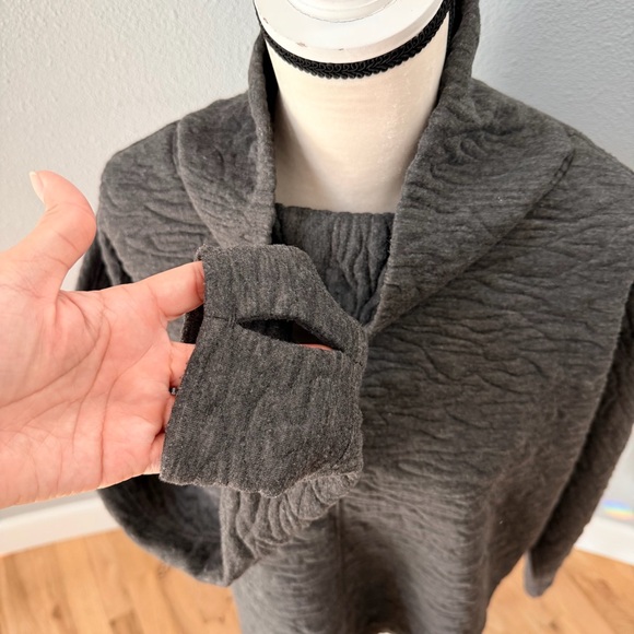 Zella Charcoal Cowl Neck Sweater - Picture 8 of 12